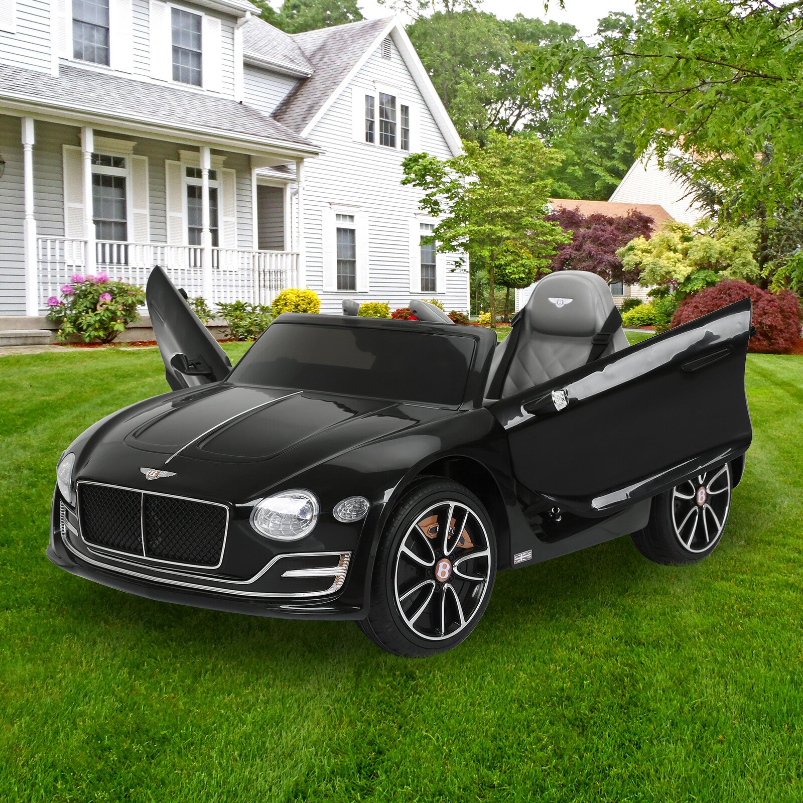 12V Kids Electric Ride-On Car with Remote Control Licensed Bentley Style Toy Trend Times 1