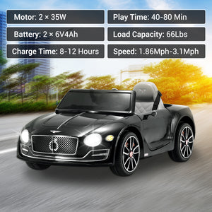 12V Kids Electric Ride-On Car with Remote Control Licensed Bentley Style Toy Trend Times 9