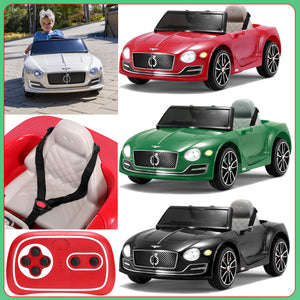 12V Kids Electric Ride-On Car Licensed Bentley Style with Remote Control Trend Times 4