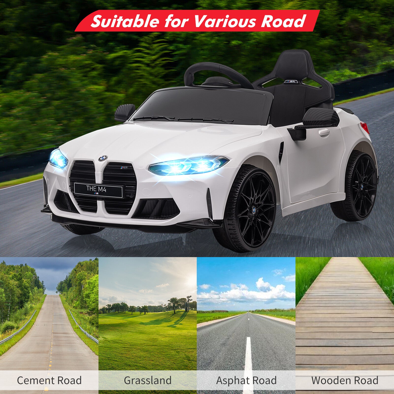 12V Kids Electric Ride-On Sports Car with Remote Control Trend Times 16