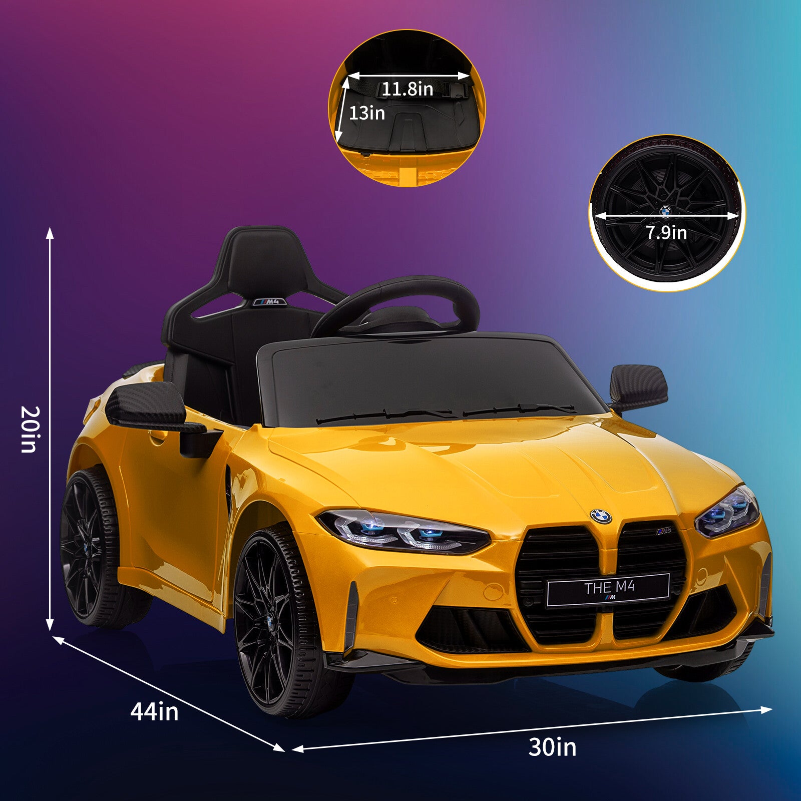 12V Kids Electric Ride-On Sports Car with Remote Control Trend Times 21