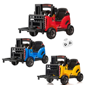 12V Kids Electric Ride-On Forklift with Remote Control, Liftable Fork, and Music Trend Times 1