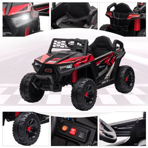 12V Kids Electric Off-Road UTV Ride-On Truck with LED Headlights Trend Times 8