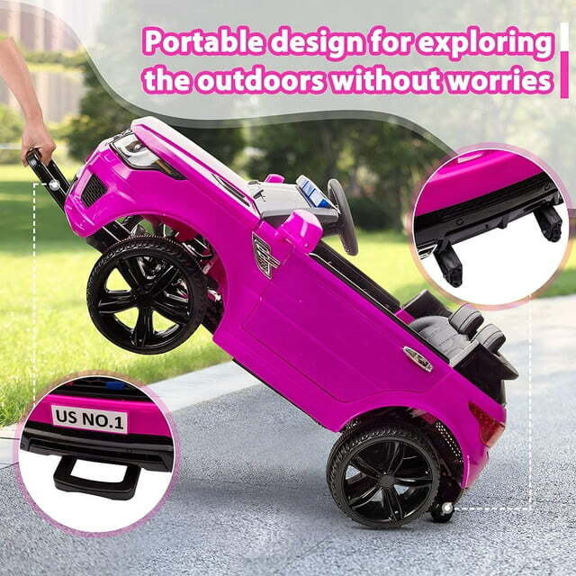 12V Kids Electric Ride-On Police SUV Truck Toy with Remote Control and Music Trend Times 8