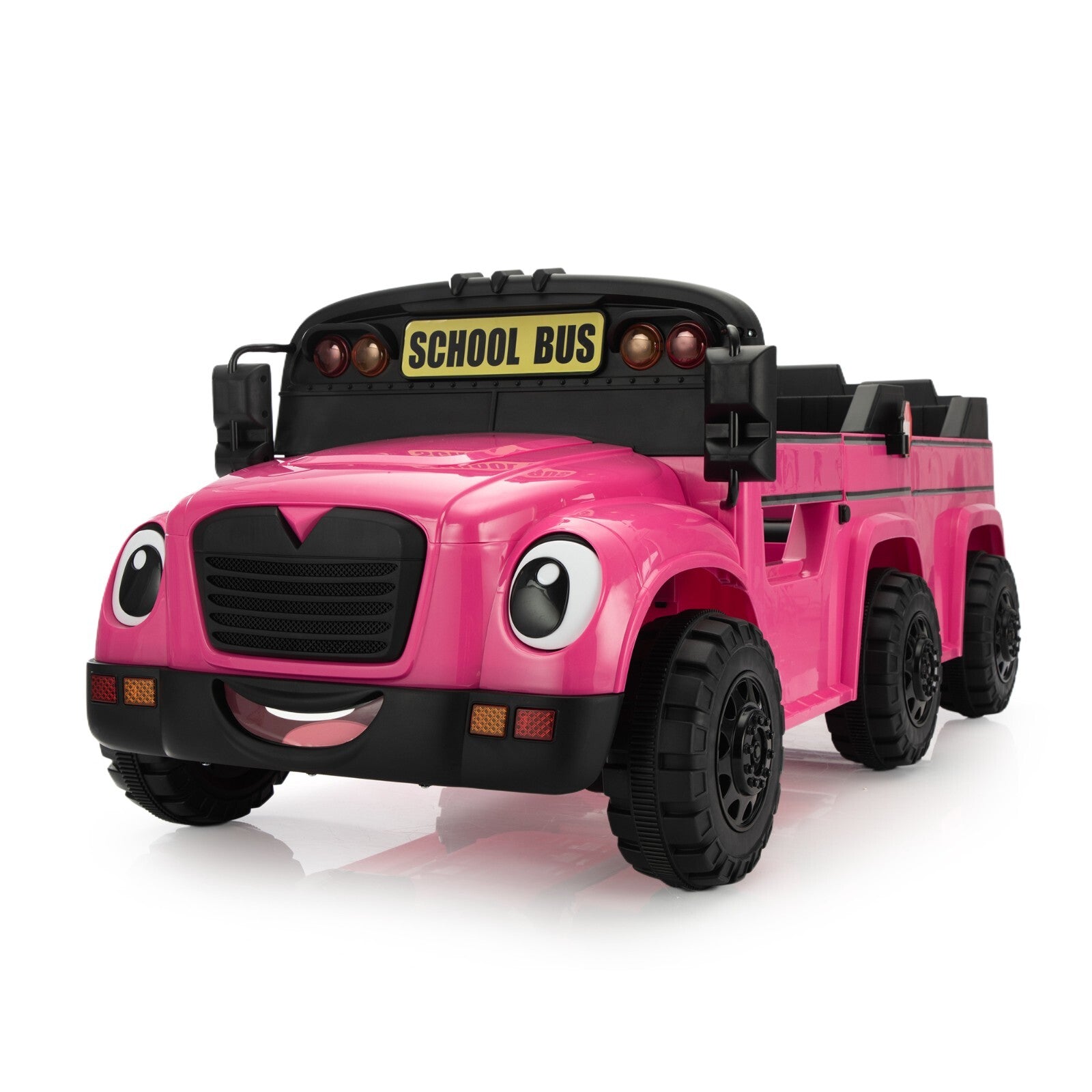 12V Kids Electric 2-Seater Ride-On School Bus Toy Car with Remote Control Trend Times 11