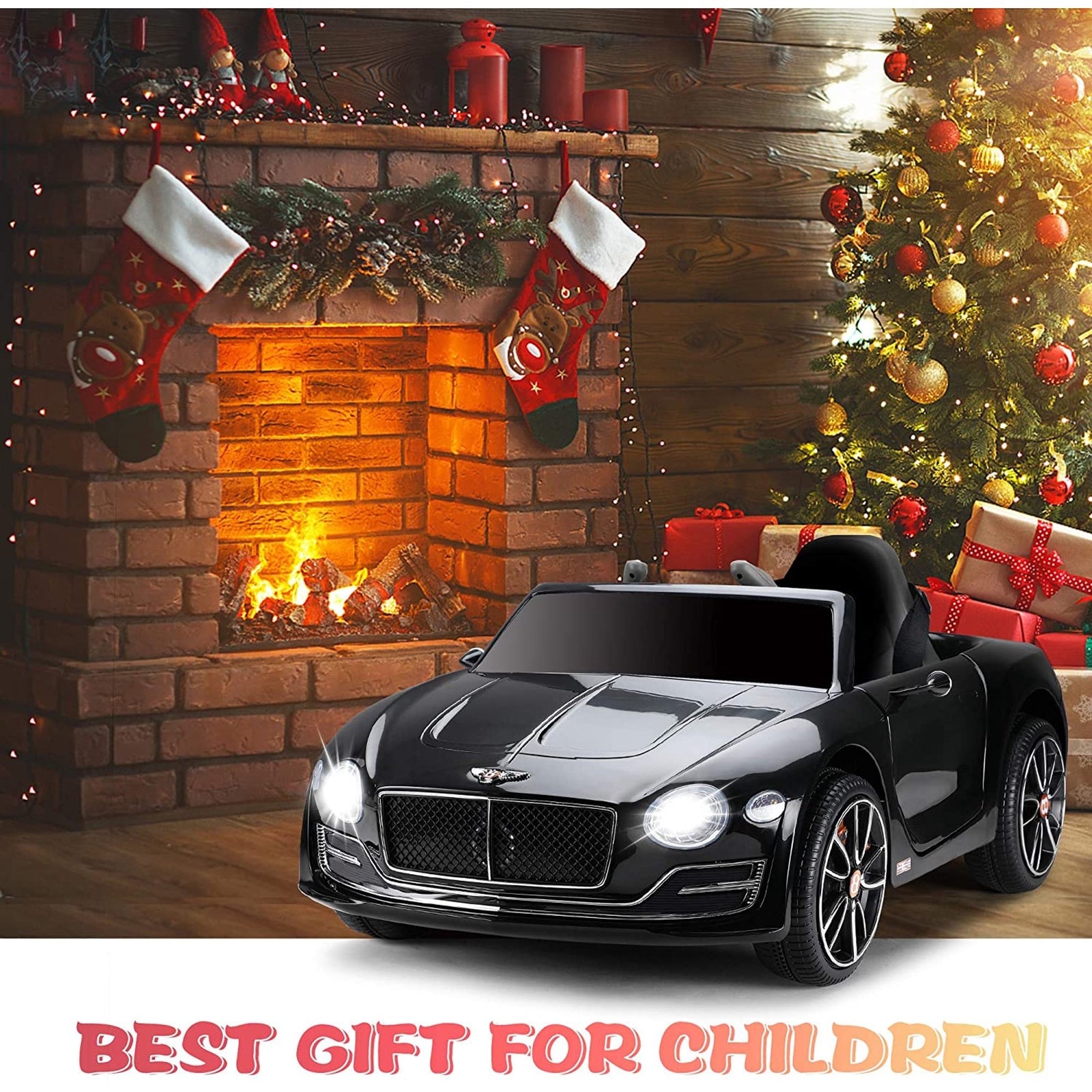 12V Kids Electric Ride-On Bentley Style Car with Remote Control Trend Times 19