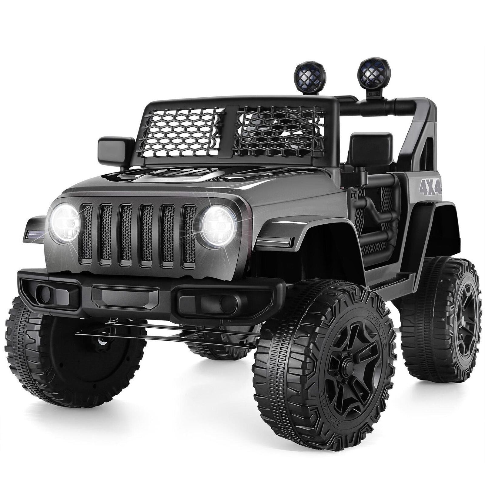 12V Kids Electric Ride-On Truck Car with Bluetooth, Remote Control, AUX/USB, LED Lights, and MP3 Player Trend Times Variant 4