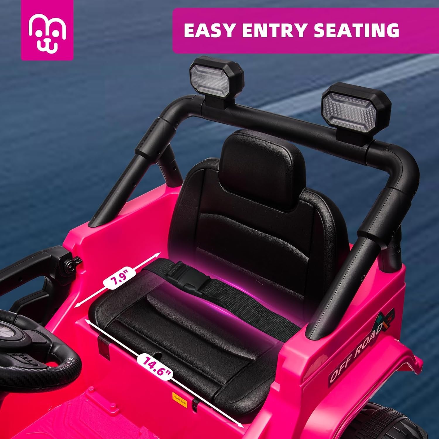 12V Kids Electric Ride-On Truck Car with Remote Control, Twin 35W Motors, 3.5 MPH Max Speed Trend Times 6