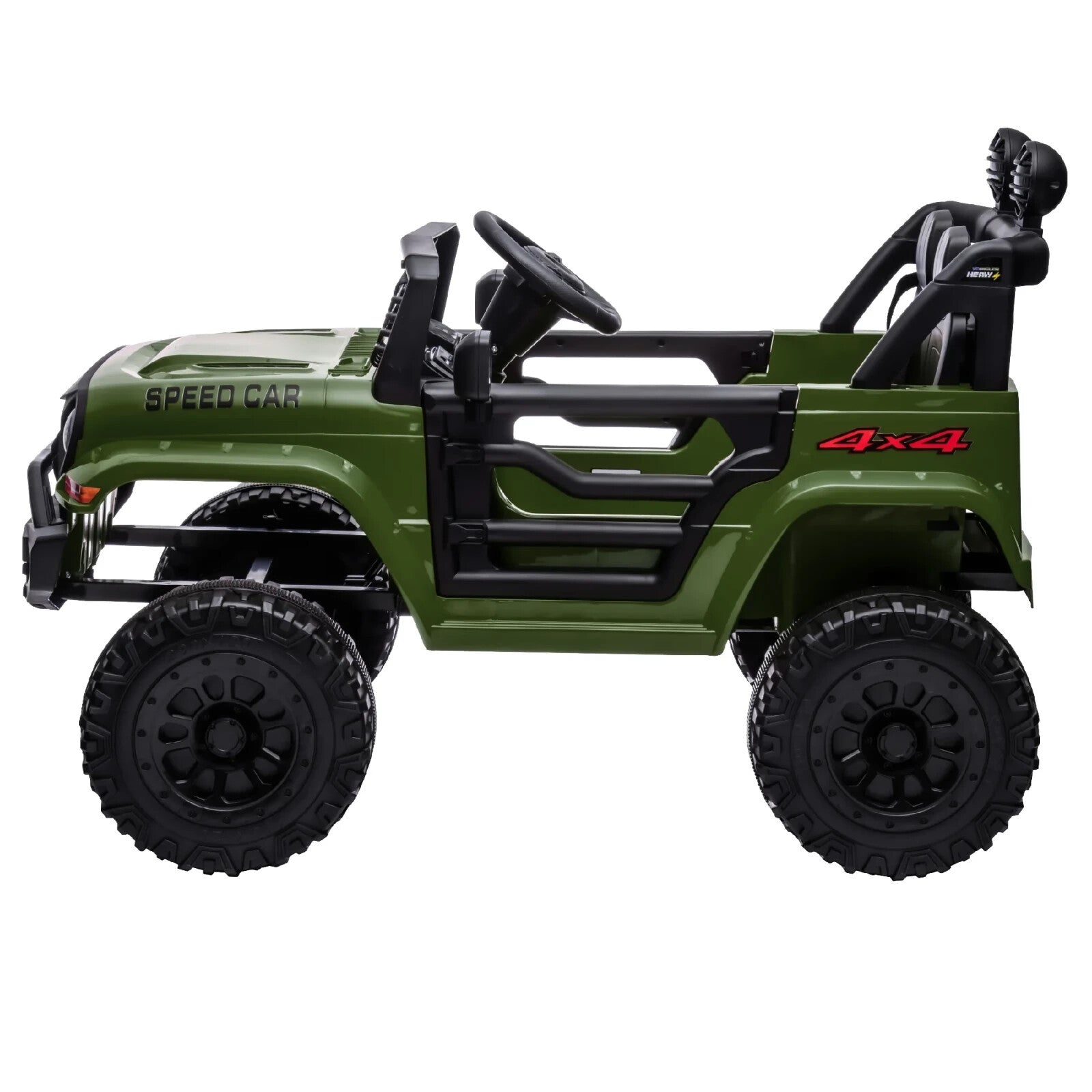 12V Kids Electric Ride-On Truck with Remote Control, Bluetooth, and MP3 Player - Green Trend Times 6