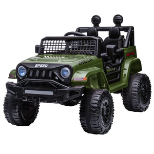 12V Kids Electric Ride-On Truck with Remote Control, Bluetooth, and MP3 Player - Green Trend Times Variant 0