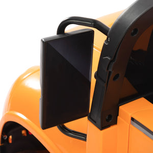 12V Kids Electric School Bus with Remote Control, 2 Seats and LED Lights, Orange Trend Times 8