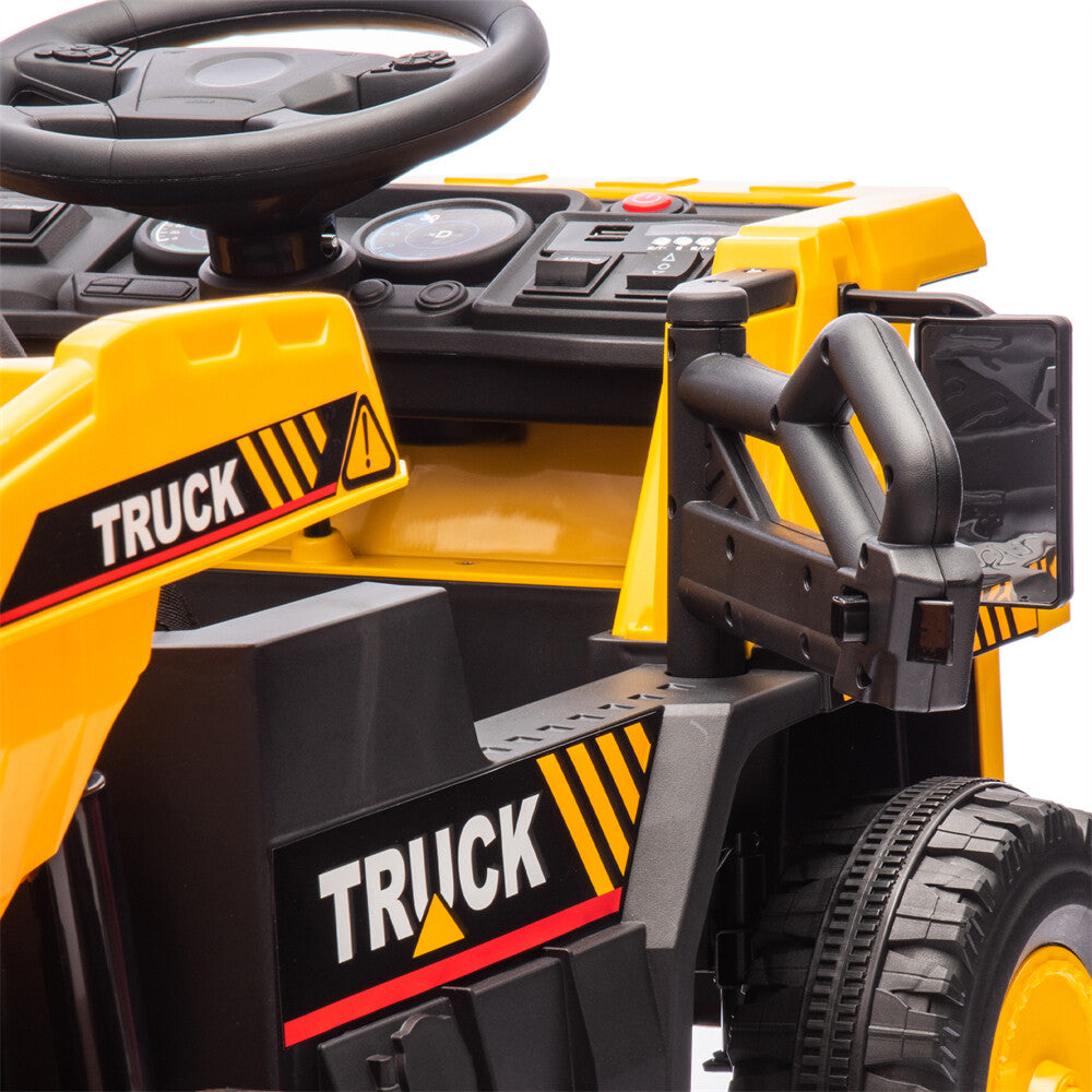 12V Kids Ride-On Dump Truck with Remote Control, Speeds 1.2-3.1 MPH, Toy for Ages 3-5 Trend Times 7