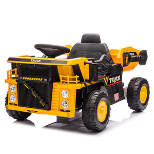 12V Kids Ride-On Dump Truck with Remote Control, Speed 1.24-3.11 MPH, Toy for Ages 3-5 Trend Times 19