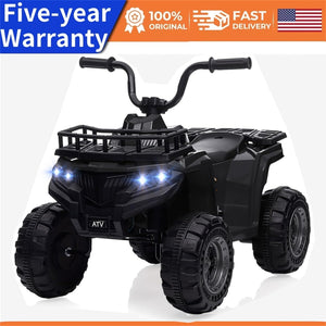 12V Kids Electric Ride-On 4-Wheeler ATV Quad with LED Lights and 1.8 MPH Speed Trend Times 0