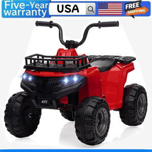 12V Kids Electric Ride-On 4 Wheeler ATV Quad with High/Low Speed Play Car Trend Times 0