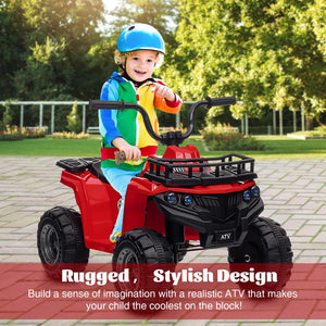 12V Kids Electric Ride-On ATV with Adjustable High and Low Speed Toy Car Trend Times 5