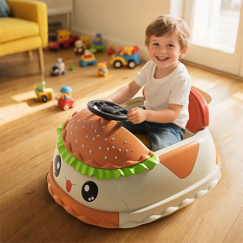 12V Kids Electric Ride-On Bumper Car with Parent Remote Control and 360-Degree Rotation for Ages 2-5 Trend Times 2