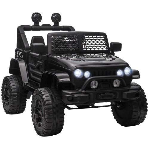 12V Kids Electric Ride-On Car with Power Wheels, LED Lights, Music, and Remote Control Trend Times 1