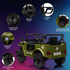 12V Electric Ride-On Jeep Car with Remote Control for Kids Ages 3-8 Trend Times 6