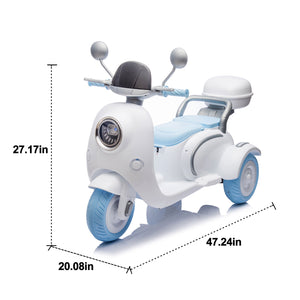 12V Kids Electric Ride-On Motorcycle Toy with 3 Wheels and Slow Start Safety Feature Trend Times 5