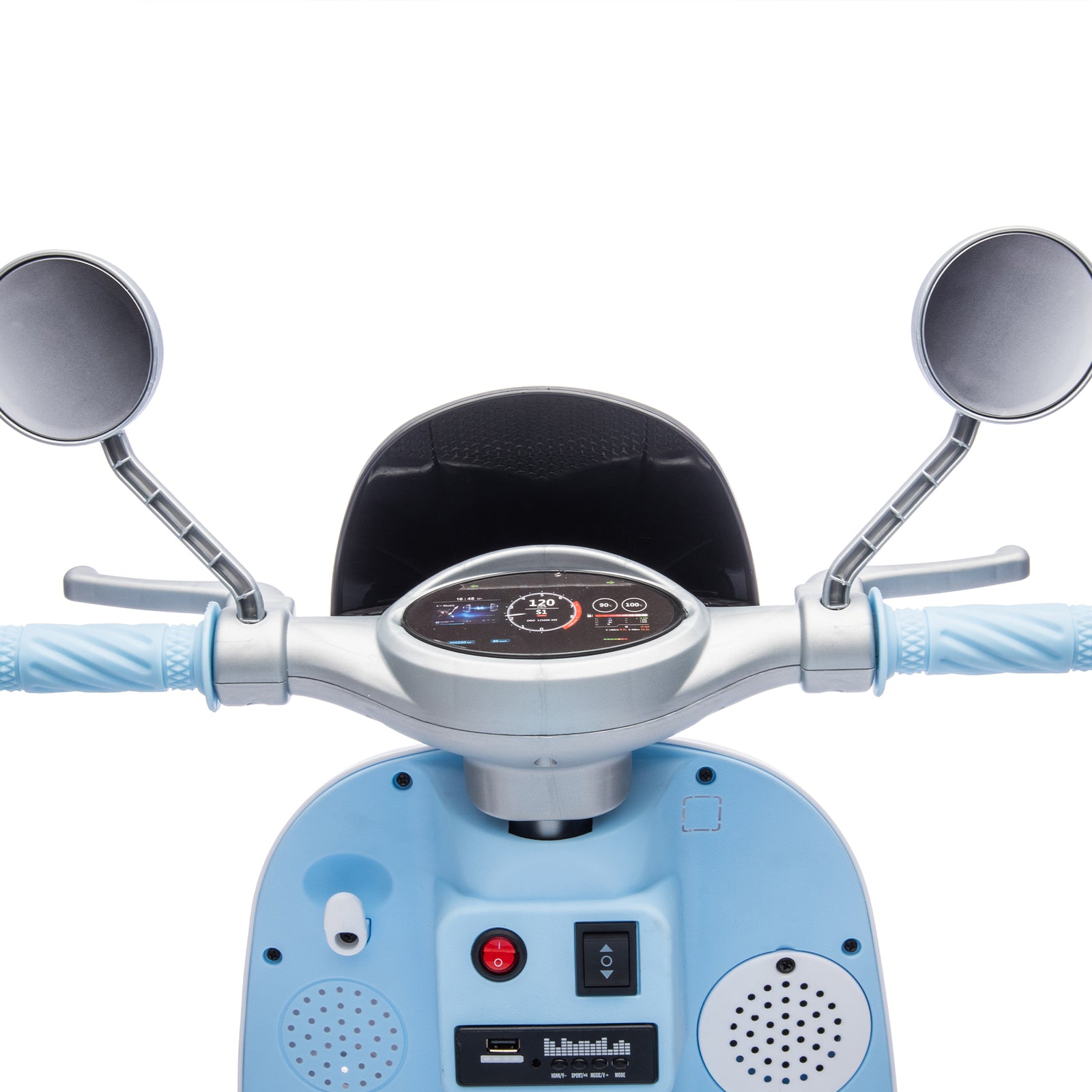 12V Kids Electric Ride-On Motorcycle Toy with 3 Wheels and Slow Start Safety Feature Trend Times 10