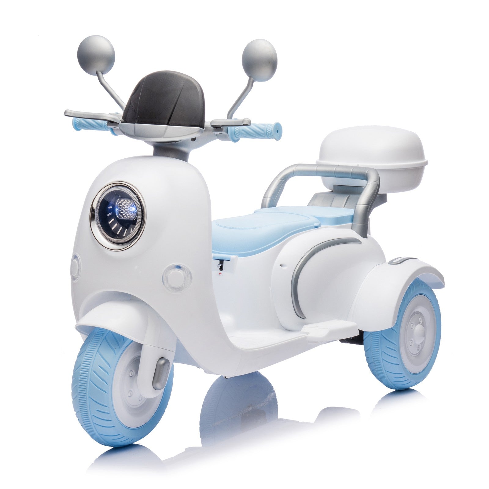 12V Kids Electric Ride-On Motorcycle Toy with 3 Wheels and Slow Start Safety Feature Trend Times Variant 0
