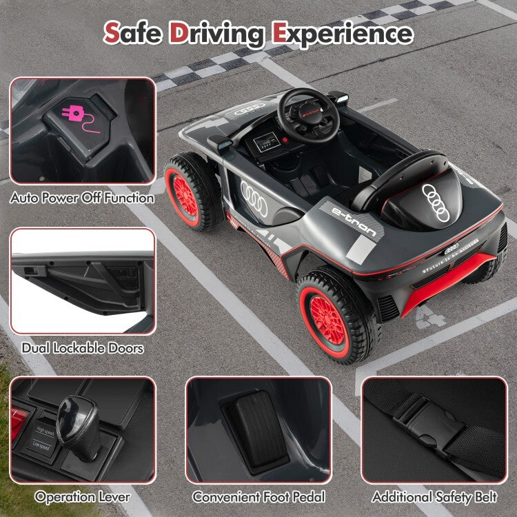 12V Kids Electric Ride-On Racing Car with 2.4G Remote Control and 3 Speeds Trend Times 7