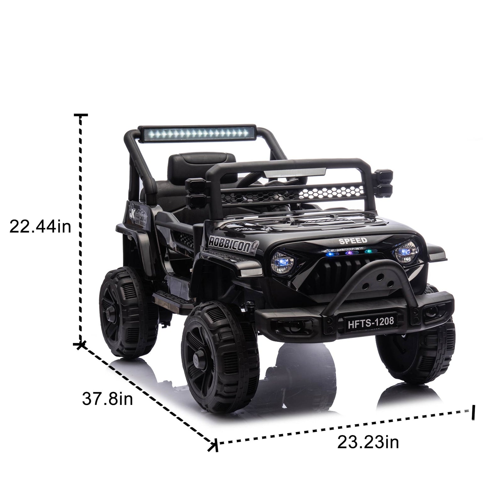 12V Kids Electric Ride-On Truck Car with Parental Remote Control and LED Lights Toy Trend Times 16