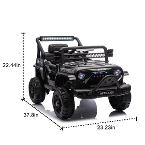 12V Kids Electric Ride-On Truck Car with Parental Remote Control and LED Lights Toy Trend Times 16