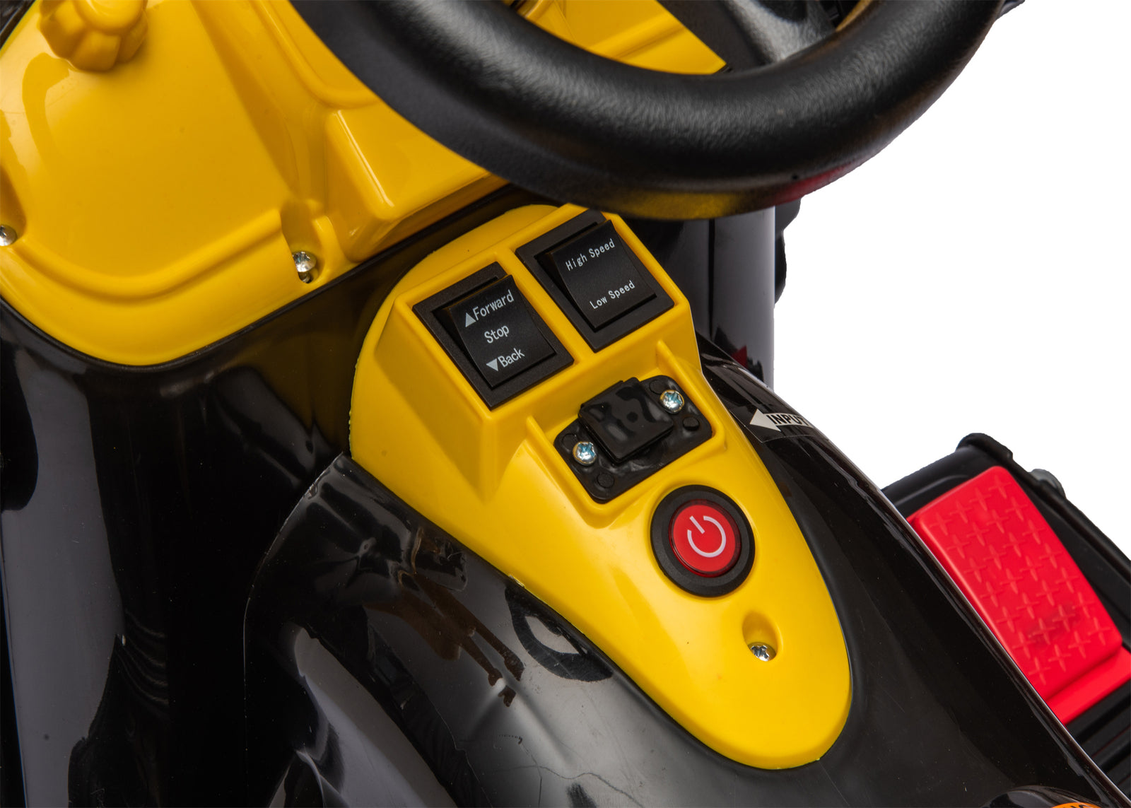 12V Battery-Powered Kids Ride-On Excavator Front Loader Construction Vehicle Trend Times 13