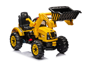 12V Battery-Powered Kids Ride-On Excavator Front Loader Construction Vehicle Trend Times 5
