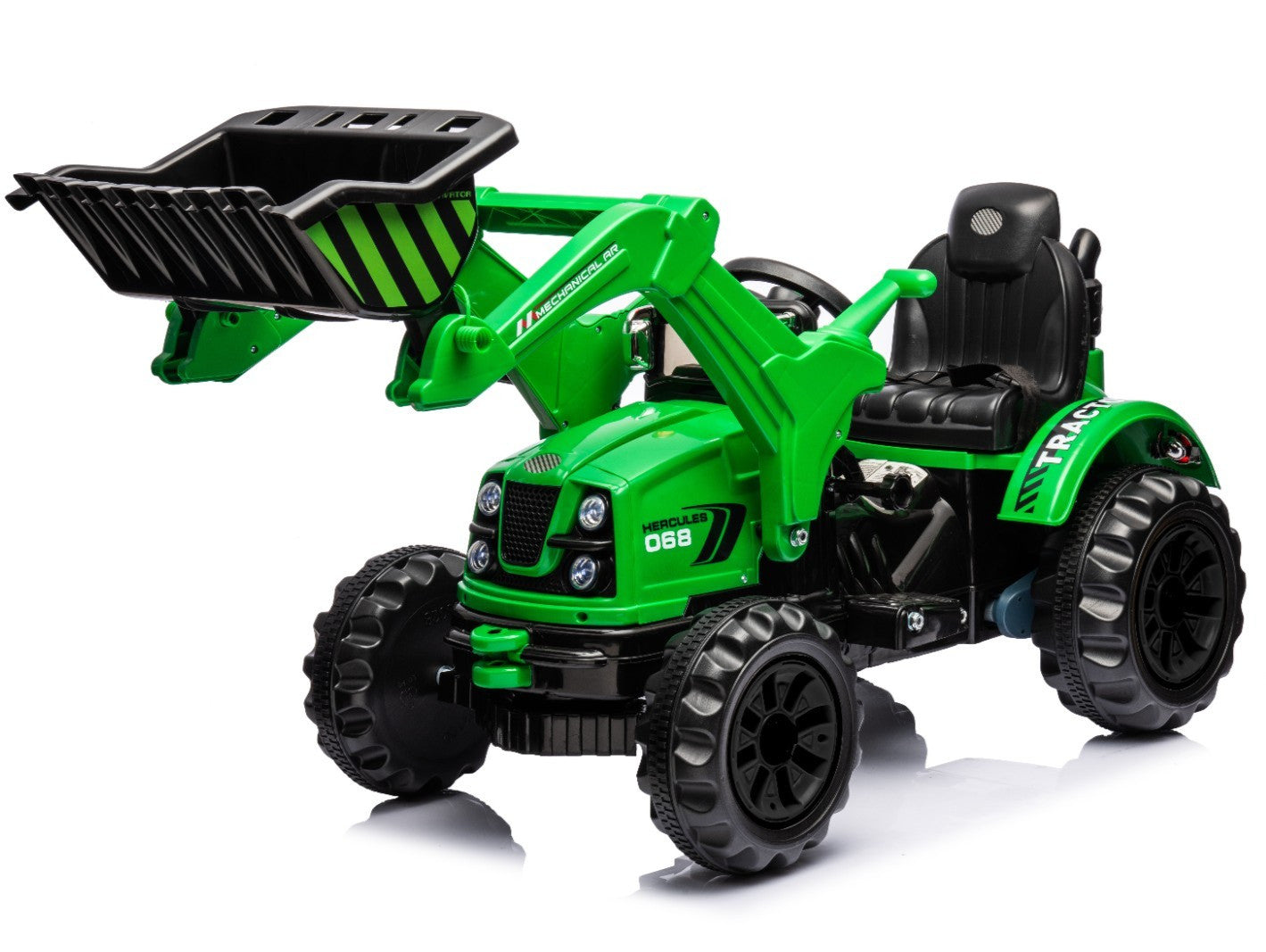 12V Kids Ride-On Excavator with Working Arm and Safety Belt Trend Times 1