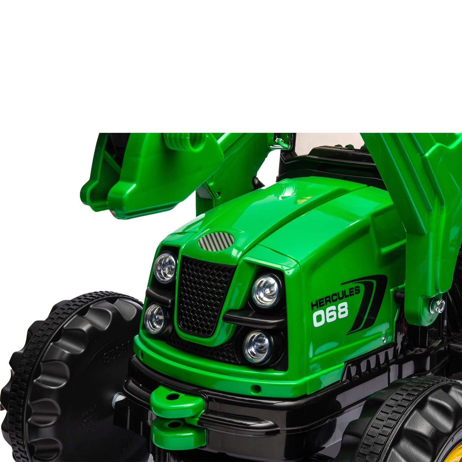 12V Kids Ride-On Excavator with Working Arm and Safety Belt Trend Times 8