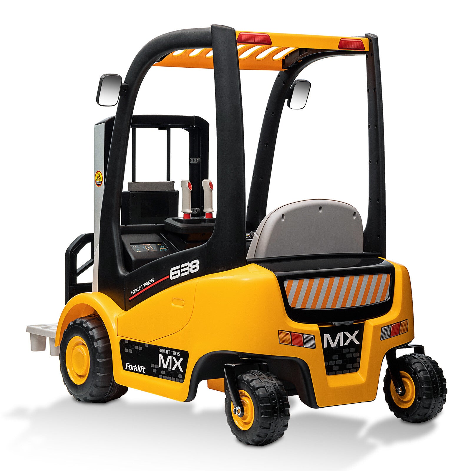 12V Kids Ride-On Forklift Battery Powered Toy with Liftable Fork and Pallet Trend Times 14
