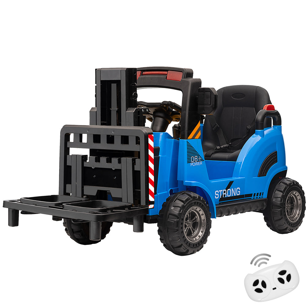 12V Electric Kids Ride-On Forklift Construction Toy Car with Remote Control Trend Times 0