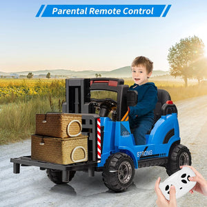 12V Electric Kids Ride-On Forklift Car with Remote Control Trend Times 12