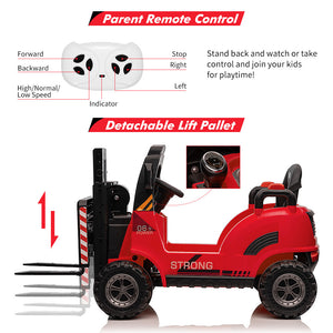 12V Electric Kids Ride-On Forklift Car with Remote Control Trend Times 5