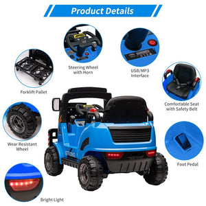 12V Electric Kids Ride-On Forklift Car with Remote Control Trend Times 9