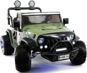12V Kids Ride-On Jeep Truck Car with Two Powerful Motors, 2 Seats, Rubber Tires, and Remote Control Trend Times 2