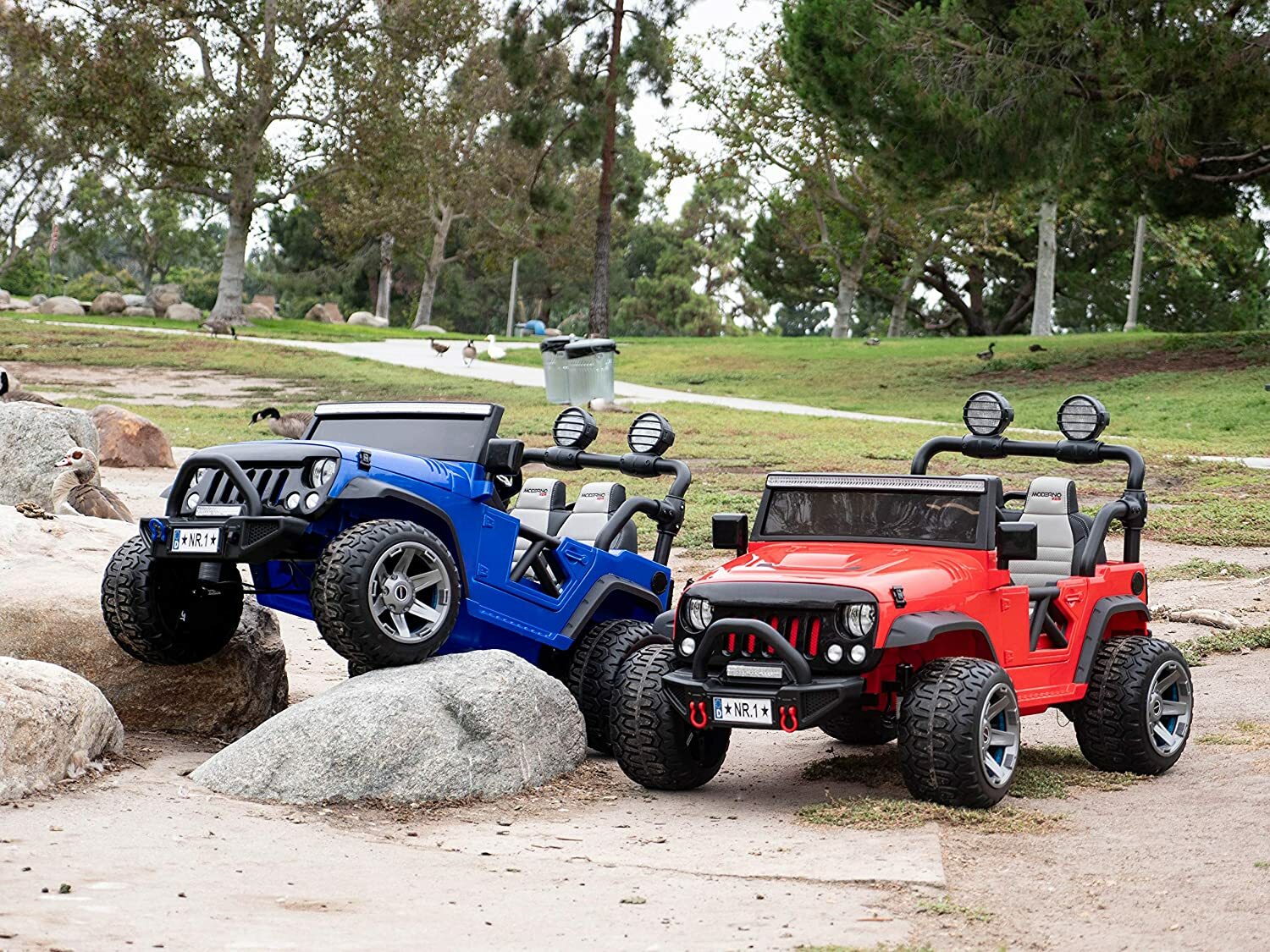 12V Kids Ride-On Jeep Truck Car with Two Powerful Motors, 2 Seats, Rubber Tires, and Remote Control Trend Times 6