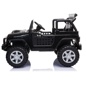 12V Electric Ride-On Jeep with Remote Control for Kids Ages 3-8 Black Trend Times 10