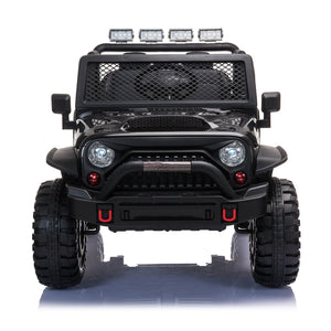 12V Electric Ride-On Jeep with Remote Control for Kids Ages 3-8 Black Trend Times 9