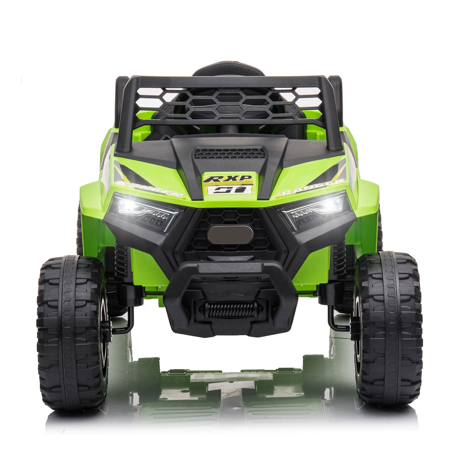 12V Electric Kids Ride-On Mini UTV Car with Front LED Lights and Horn Single Seat Trend Times 4
