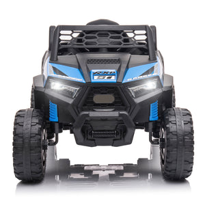 12V Kids Electric Ride-On Mini UTV Car with Front LED Lights and Horn, Single Seater Trend Times 2