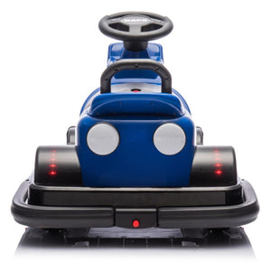 12V Ride-On Motor Bumper Car for Kids Ages 3-5 with Cute Blue Design Trend Times 5