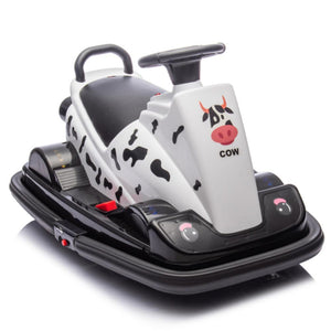 12V Kids Ride-On Bumper Motor Car with Cute Design and Music for Ages 3-5 Trend Times 2