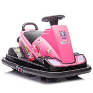 12V Kids Ride-On Motor Bumper Car with 360-Degree Rotation System Trend Times 5