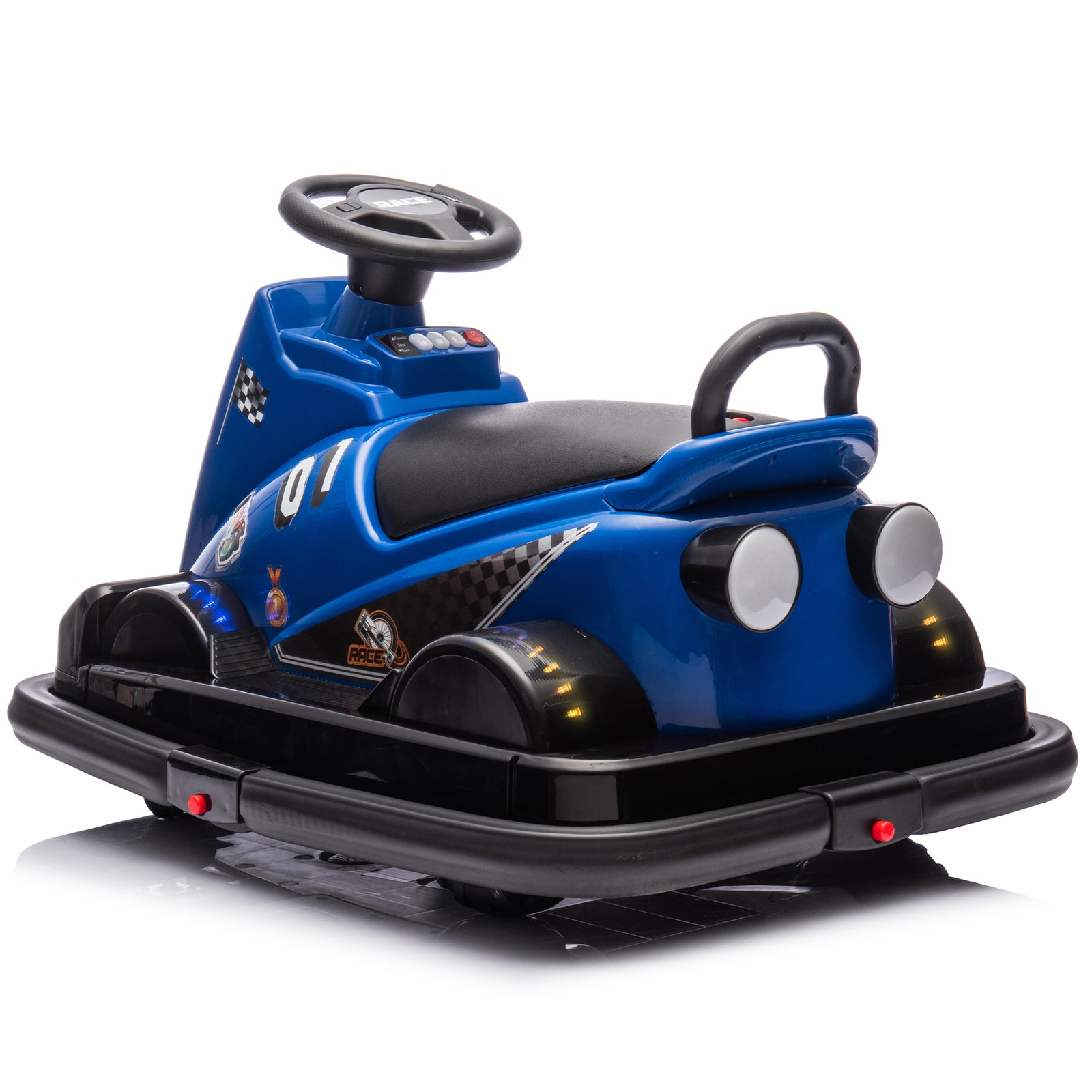 12V Kids Ride-On Motor Bumper Car with 360-Degree Rotation System Trend Times 10