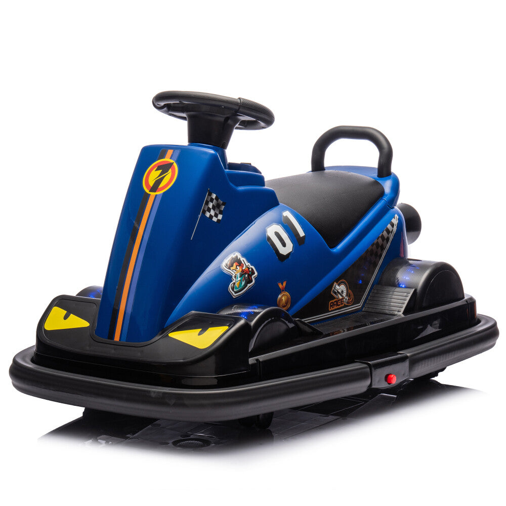 12V Kids Ride-On Motor Bumper Car with 360-Degree In-Place Rotation System Trend Times 15
