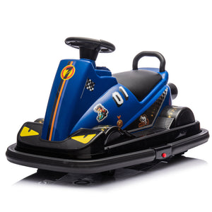 12V Kids Ride-On Motor Bumper Car with 360-Degree In-Place Rotation System Trend Times 16
